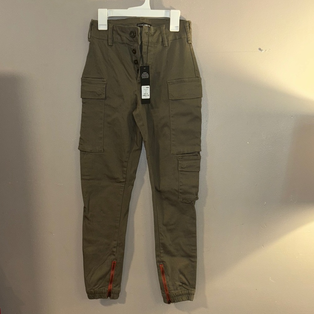 Olive Cargo Pants